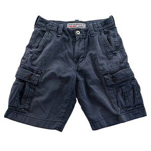 American Eagle Outfitters Mens Cargo Shorts Size 30 Classic Length Blue Outdoors